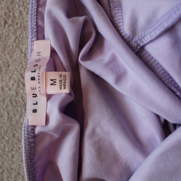 Blue Blush Purple Halter bodysuit - Picture 3 of 3